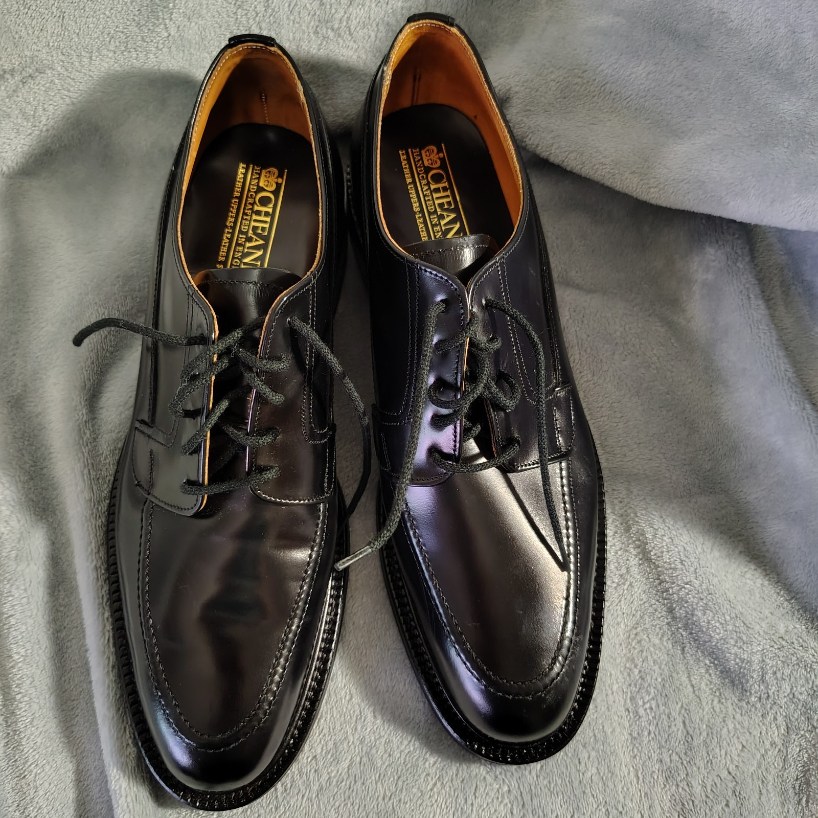 Joseph Cheaney Black Leather Oxford Shoes Men\'s US 11 UK 10 Business Dress Shoes