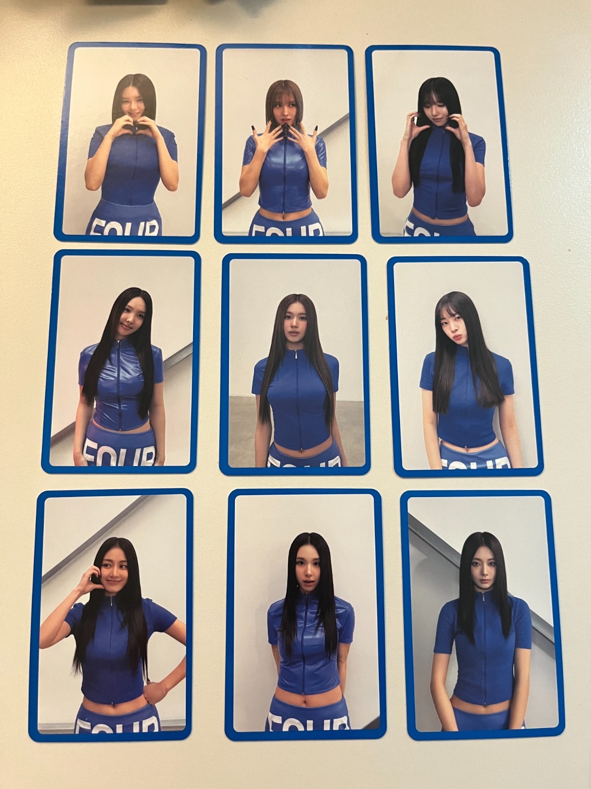 TWICE 9 Photocard SET Official Blue Ver 'THIS IS FOR' Kpop Genuine