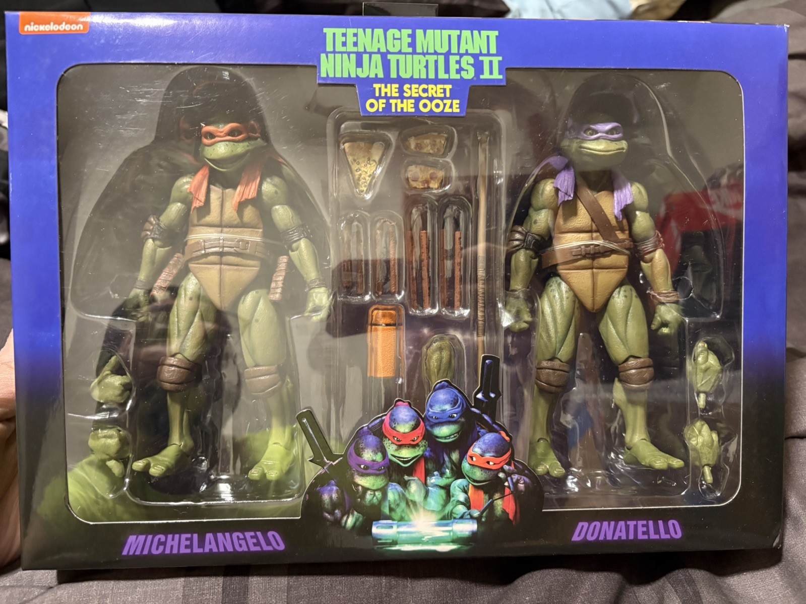 NECA Teenage Mutant Ninja Turtles MICHELANGELO DONATELLO 2-Pack Secret Ooze TMNT NECA Teenage Mutant Ninja Turtles MICHELANGELO DONATELLO 2-Pack Secret Ooze TMNT