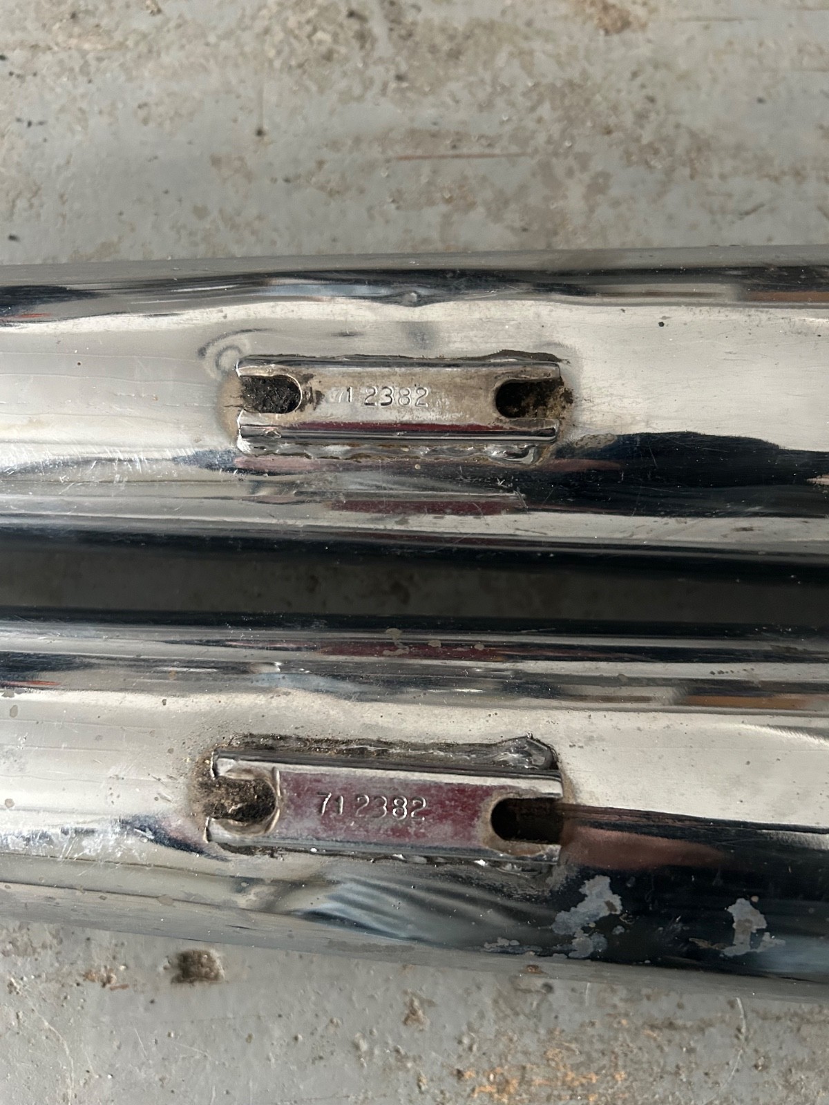 OEM 1971-1972 BSA Triumph Mufflers