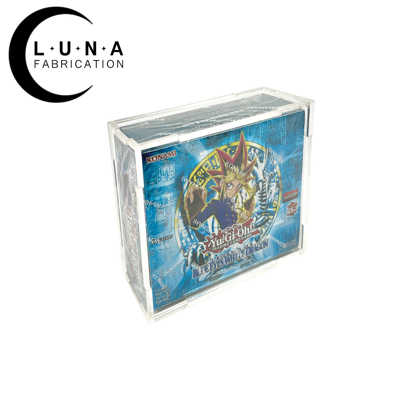 Acrylic Display Case for Yu-Gi-Oh Booster Box 24 Pack (5-9 Card Packs) Acrylic Display Case for Yu-Gi-Oh Booster Box 24 Pack (5-9 Card Packs)