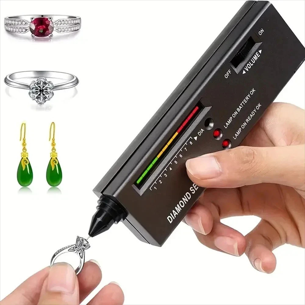 Gold Silver Diamond Tester Selector Gemstone Testing Kit Digital Electronic Tool