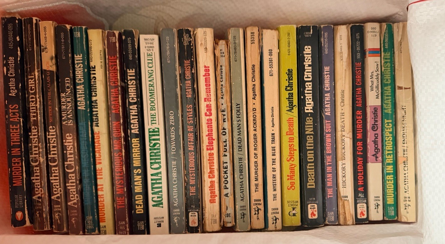 Vintage Agatha Christie Book Lot 69 Paperback Books 50s-70’s FAIR/VG Vintage Agatha Christie Book Lot 69 Paperback Books 50s-70’s FAIR/VG