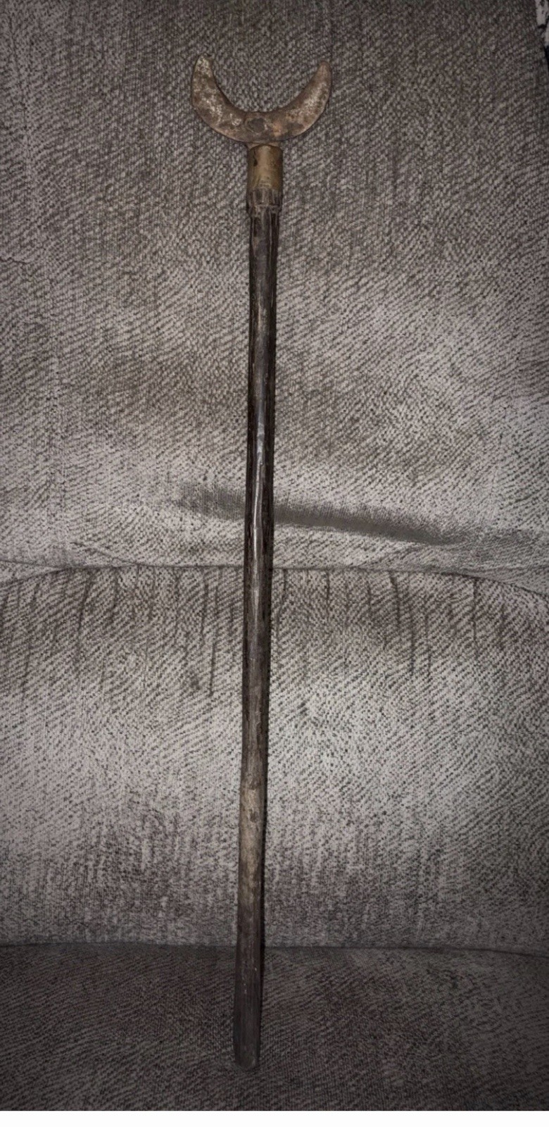 Indo-Persian Fakirs Crutch Antique Artifact 22\