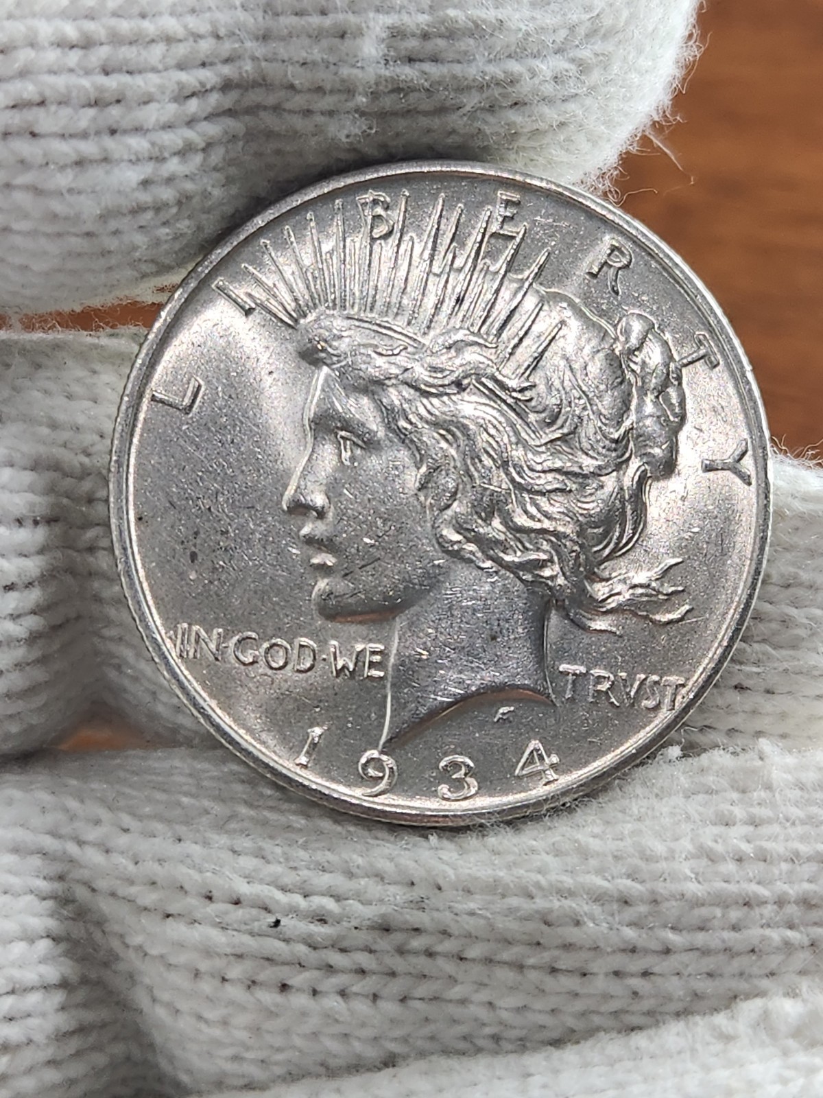 Beautiful Rare BU Semi-Key 1934-D Peace Silver Dollar (VIDEO) [000942]