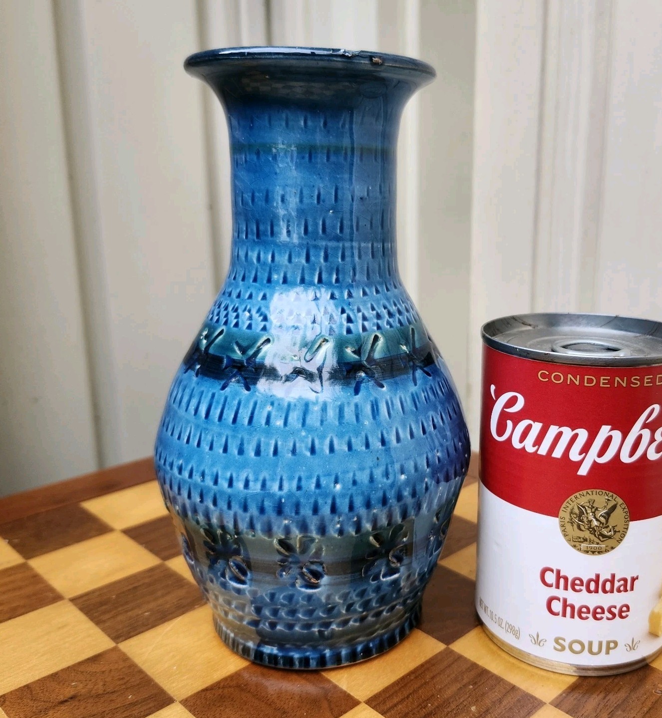 Vtg Aldo Londi Bitossi Vase Rimini Blue Art Pottery Bottle Shape 7 Vtg Aldo Londi Bitossi Vase Rimini Blue Art Pottery Bottle Shape 7
