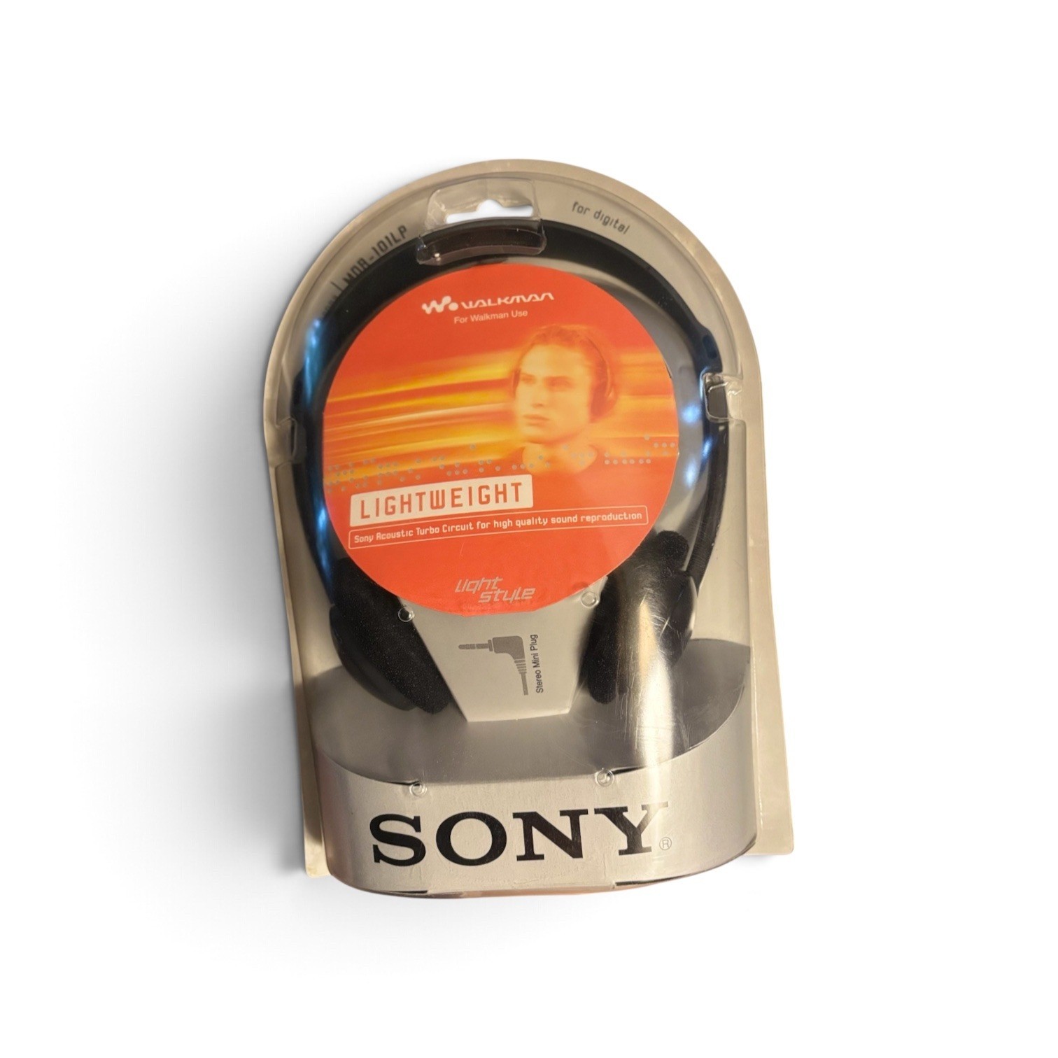 Vintage 2002 Sony MDR-101LP Walkman Stereo Headphones NEW SEALED NOS Black