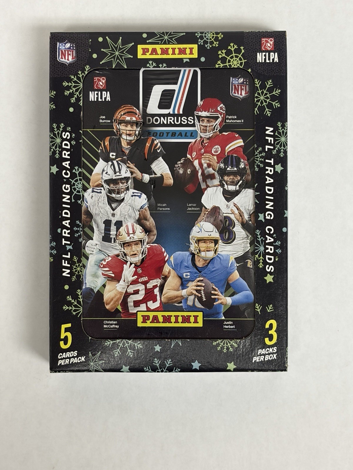 2024 Panini Donruss Football Holiday Tin New Sealed