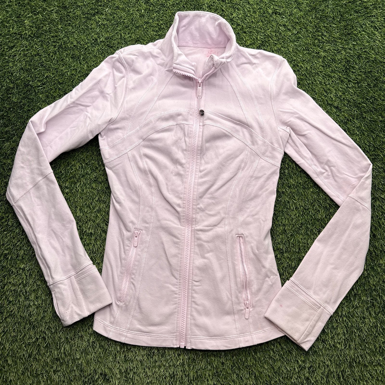 lululemon athletica Nulu Define Jacket Women 6 Pink Track Pink LW4AWKS