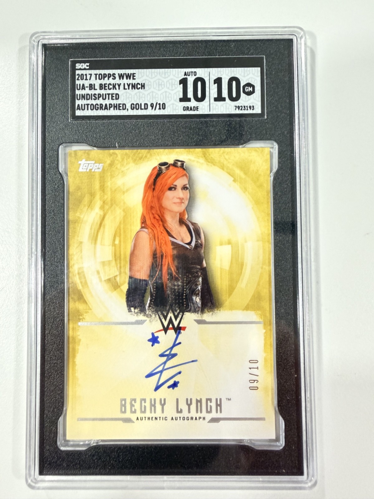 2017 WWE Topps Undisputed Becky Lynch Autograph 9/10 2017 WWE Topps Undisputed Becky Lynch Autograph 9/10
