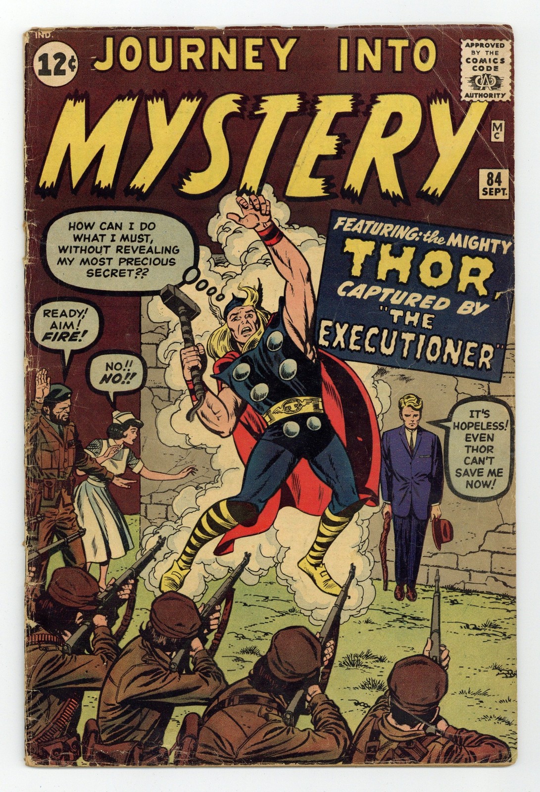 Thor Journey Into Mystery #84 GD 2.0 1962 1st app. Jane Foster