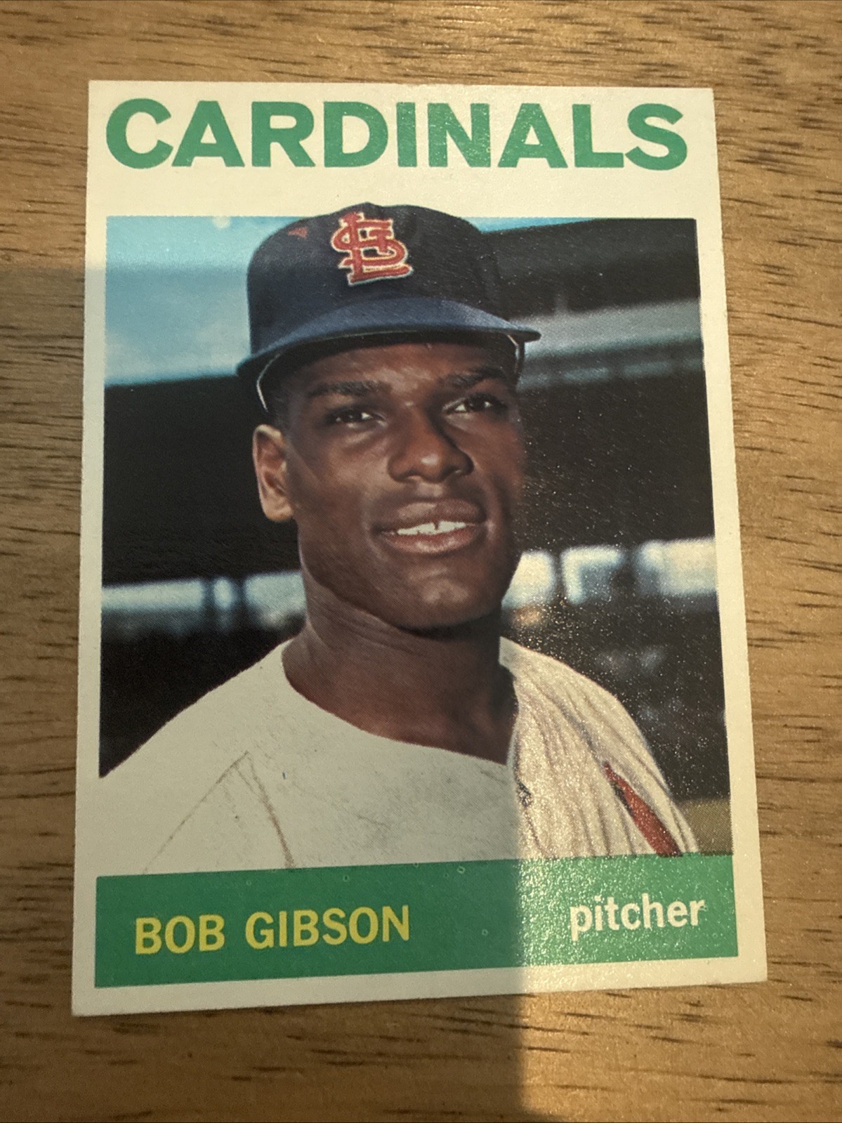 1964 Topps #460 Bob Gibson St. Louis Cardinals Baseball Card EX+ - Ex/Mt o/c