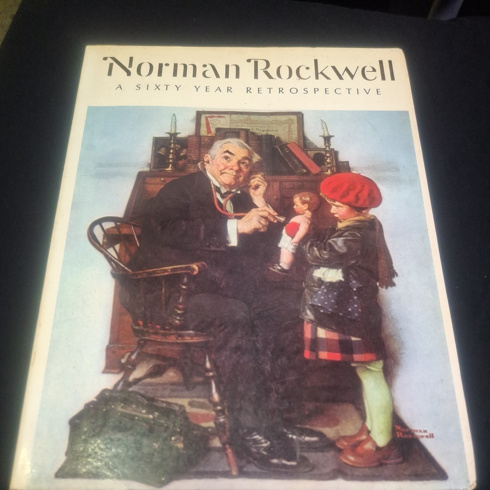Vintage 1972 Paperback Norman Rockwell A Sixty Year Retrospective 1910-1971 Vintage 1972 Paperback Norman Rockwell A Sixty Year Retrospective 1910-1971