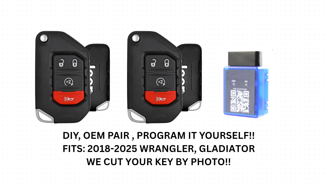DIY OEM BUNDLE PAIR FOR WRANGLER/GLADIATOR 2018-2026 , PROGRAM IT YOURSELF