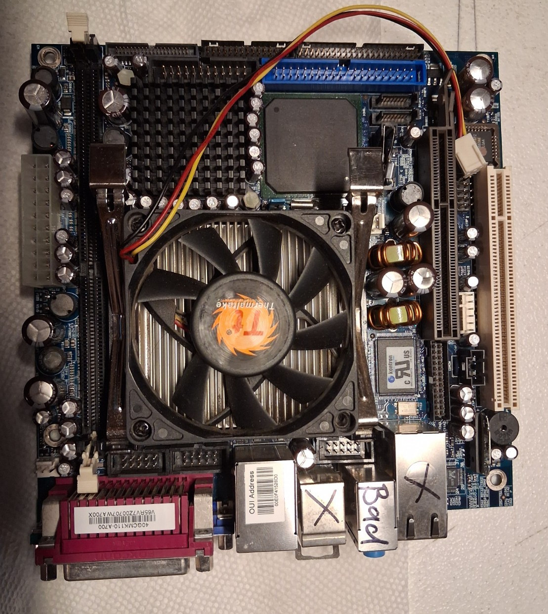 BARELY USED.UNBOXED.1PC used KONTRON 886LCD-M/mITX motherboard.CODE:C4J.....DEAL BARELY USED.UNBOXED.1PC used KONTRON 886LCD-M/mITX motherboard.CODE:C4J.....DEAL
