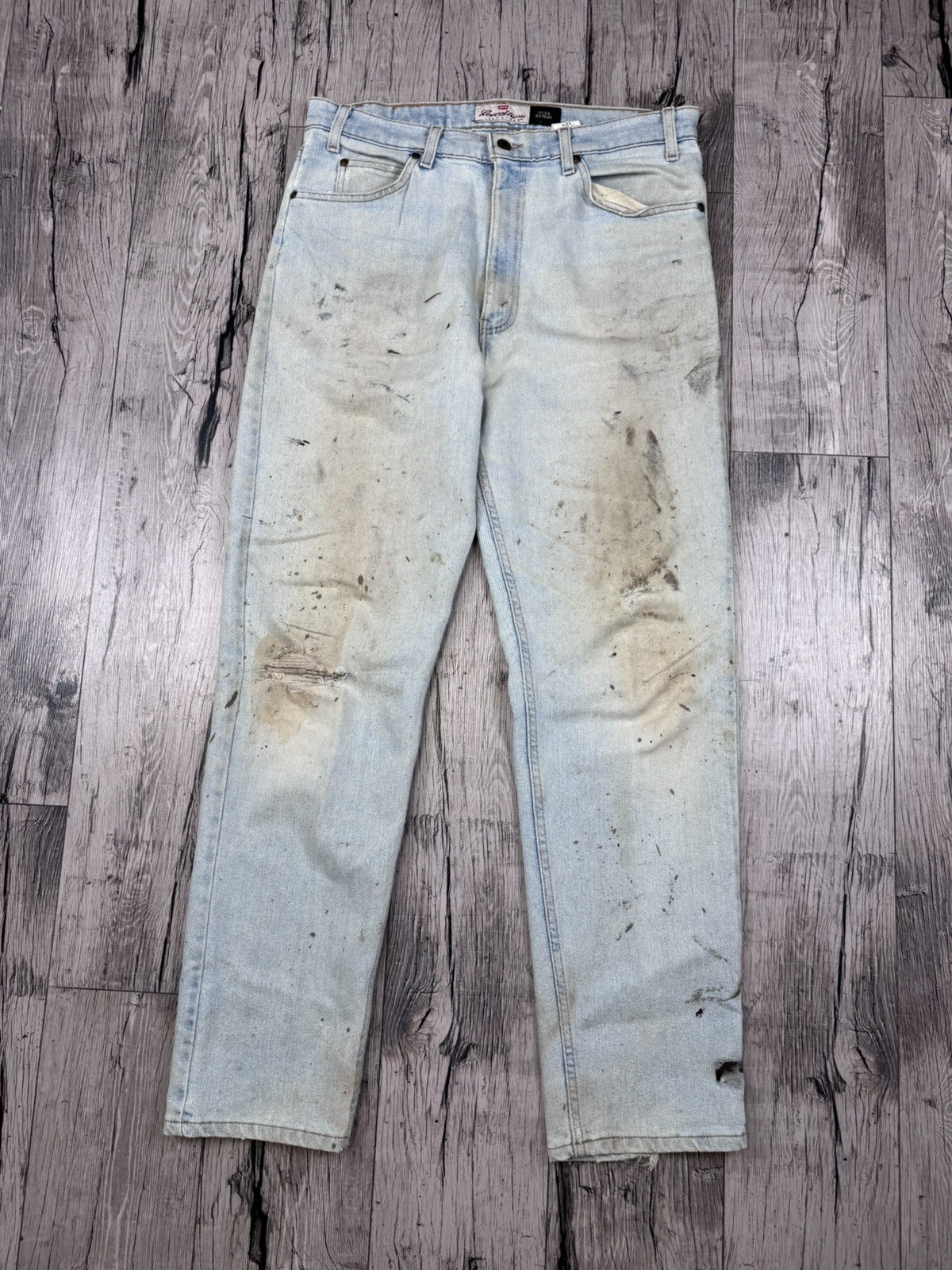 Vintage Levis 540 Jeans Mens 36x30 Blue Denim Bootcut Straight Denim Zip USA 