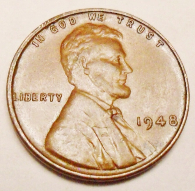 1948 P Lincoln Wheat Cent / Penny AVE CIRCULATED **FREE SHIPPING** 1948 P Lincoln Wheat Cent / Penny AVE CIRCULATED **FREE SHIPPING**