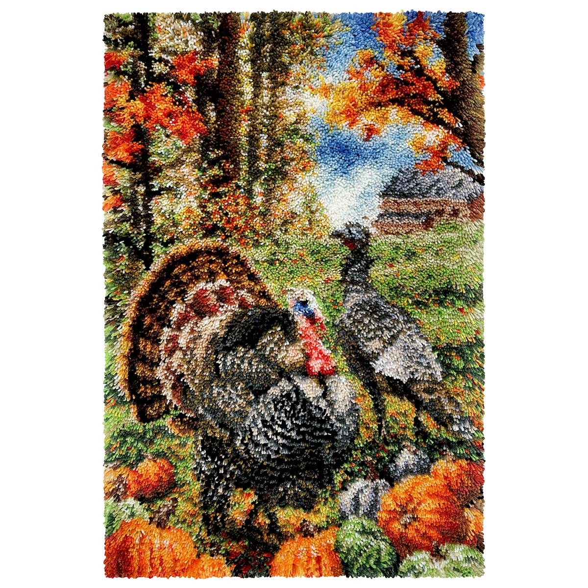 Herrschners® Turkey Grove Latch Hook Kit