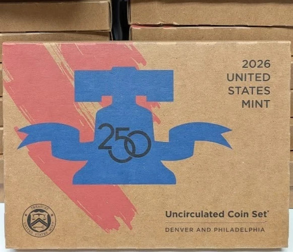 2026 P & D U.S. Uncirculated Mint Set - Sealed - Sold out at Mint 2026 P & D U.S. Uncirculated Mint Set - Sealed - Sold out at Mint
