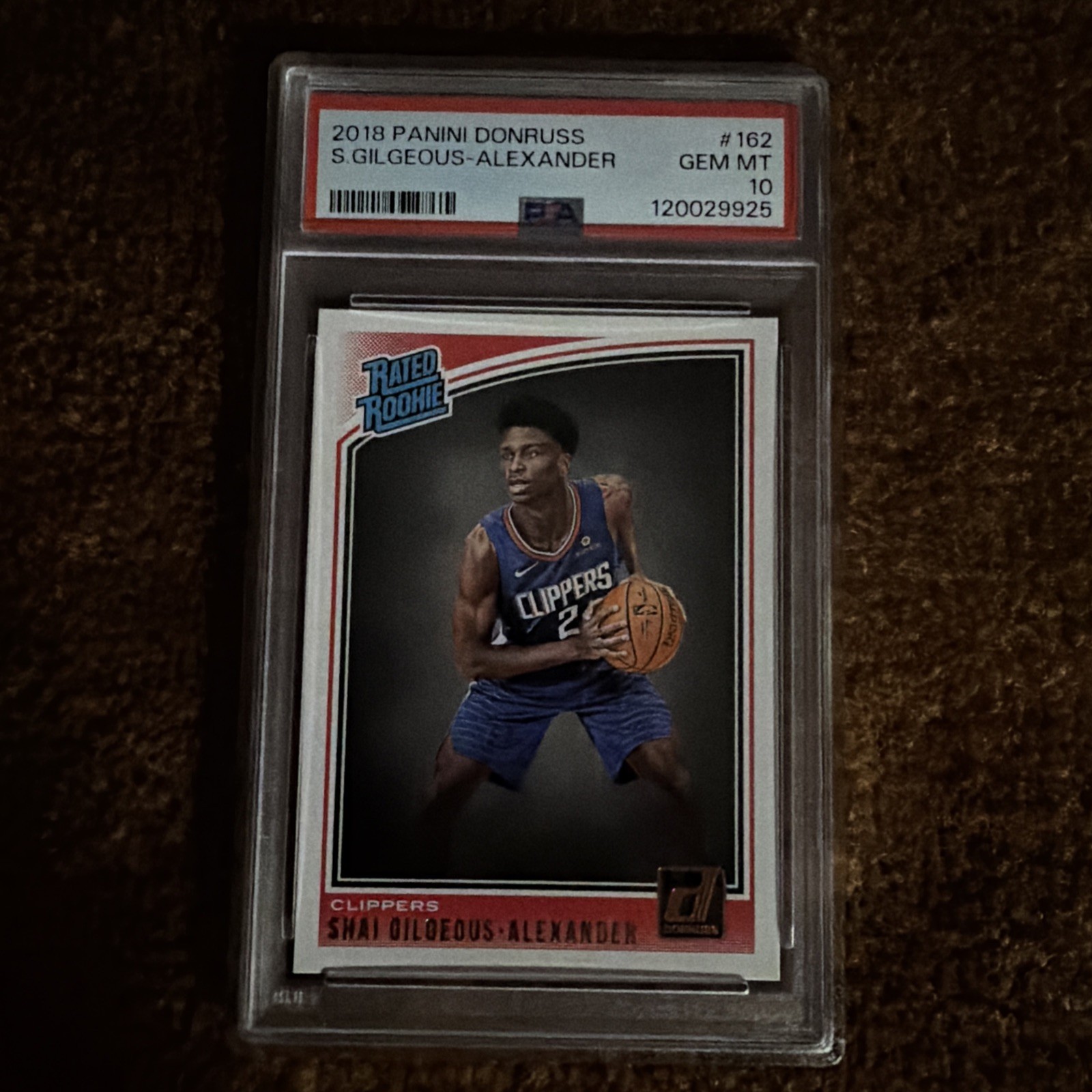 2018-19 Panini Donruss Shai Gilgeous-Alexander Rookie PSA 10 read description  2018-19 Panini Donruss Shai Gilgeous-Alexander Rookie PSA 10 read description 