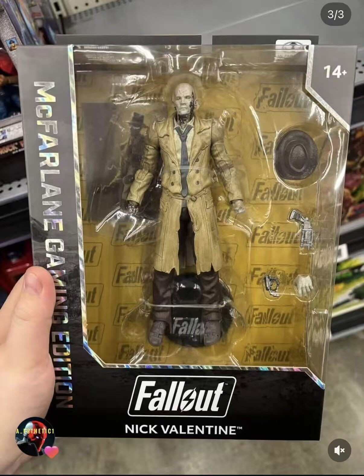McFarlane Gaming Fallout T-45 Nick Valentine NCR Ranger New Vegas Action Figure McFarlane Gaming Fallout T-45 Nick Valentine NCR Ranger New Vegas Action Figure