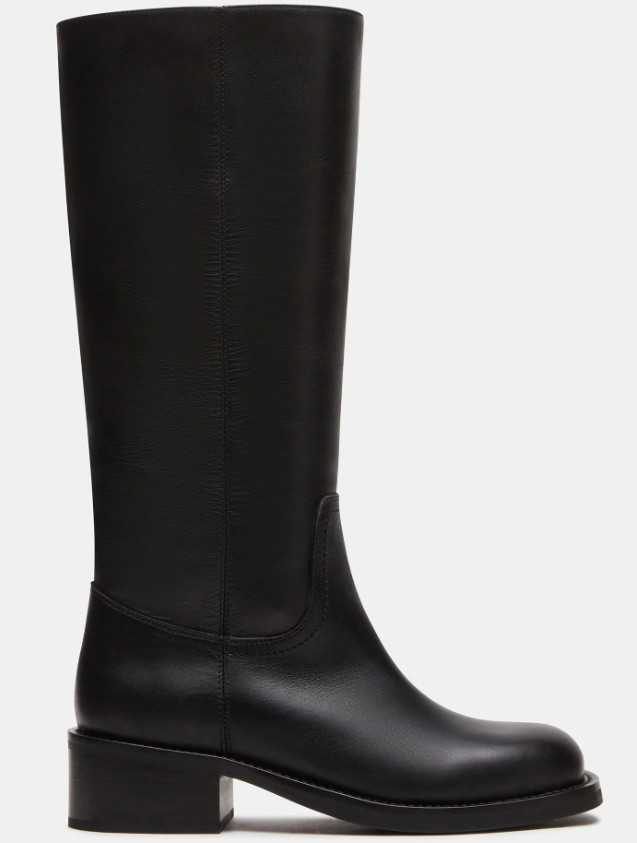 NEW Steve Madden Riggs Boots Banana Leather, Black Leather, Rust Leather