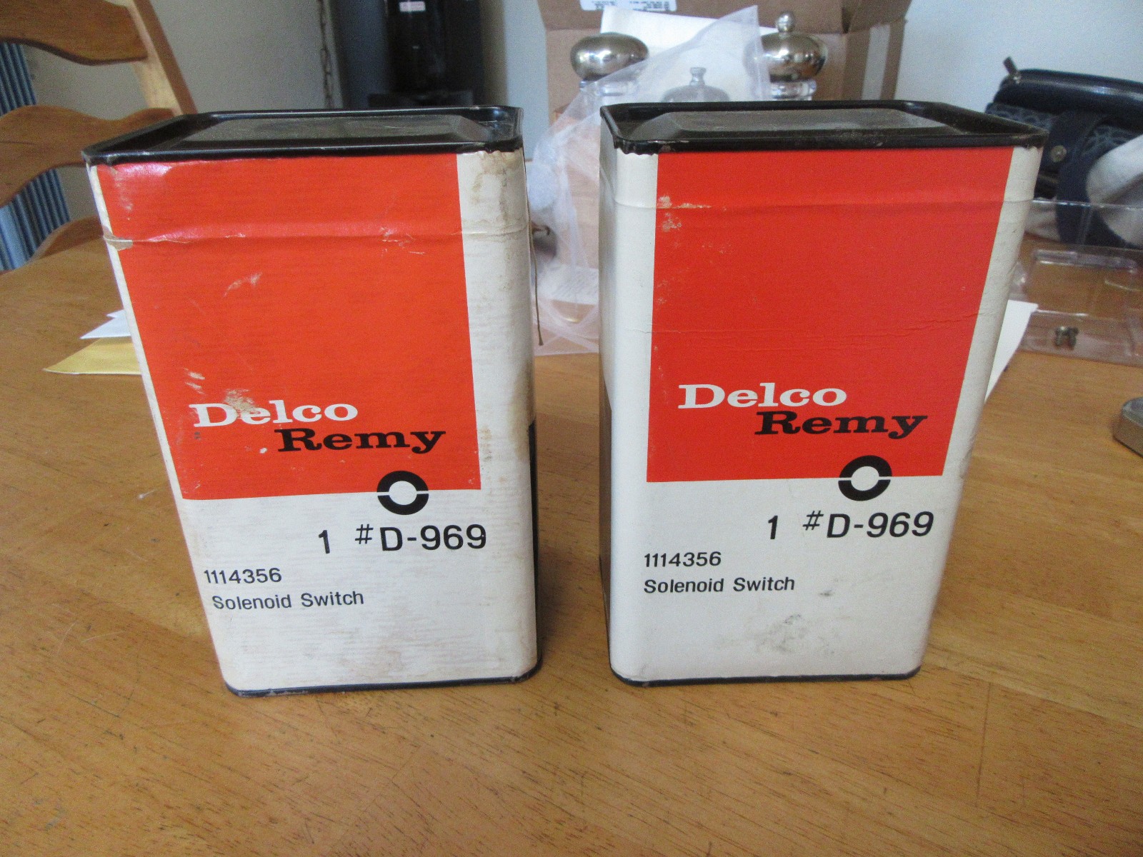 Vintage Delco Remy Starter Solenoid Switch D-969-1114356 Vintage Delco Remy Starter Solenoid Switch D-969-1114356