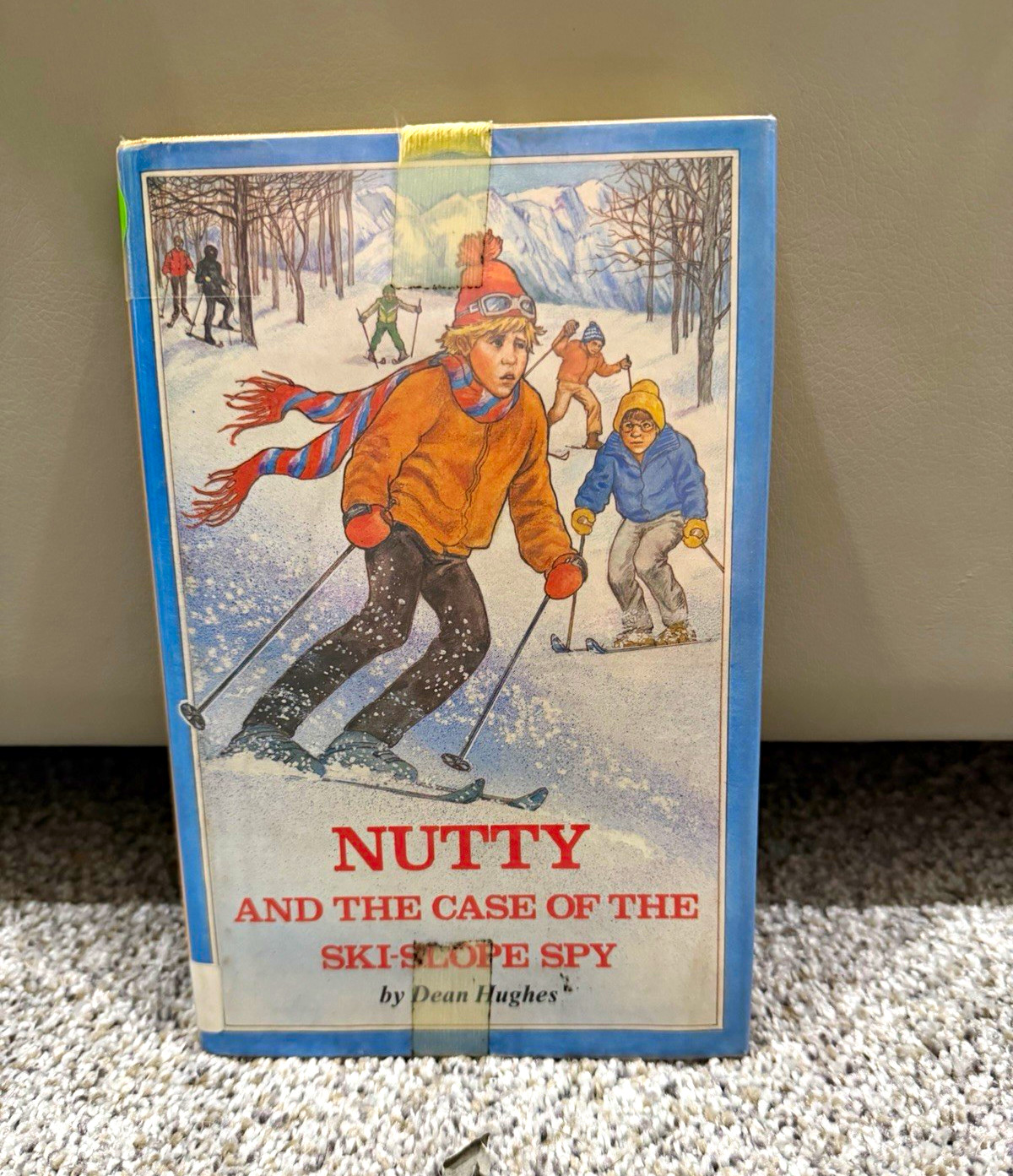 Dean Hughes Nutty: The Case of the Ski-Slope Spy Hardcover 1st Ed 1985