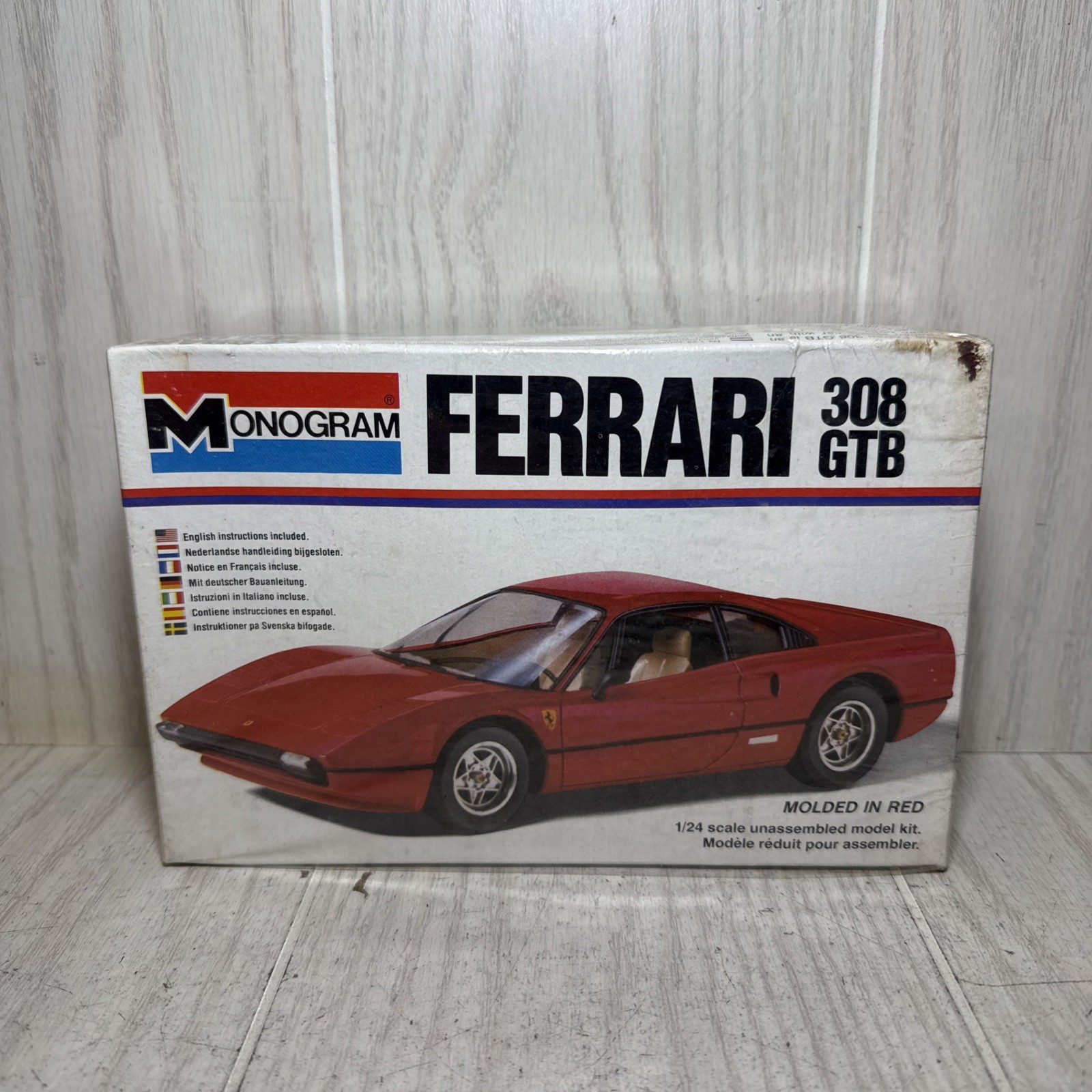 Monogram 1:24th 1980 Ferrari 308 GTB KIT Extremely Rare SEALED