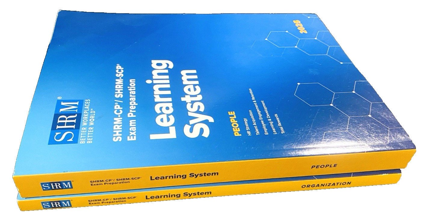 SHRM Learning System 2025 SHRM-CP SHRM-SCP Exam Prep 2 Volumes VG SHRM Learning System 2025 SHRM-CP SHRM-SCP Exam Prep 2 Volumes VG