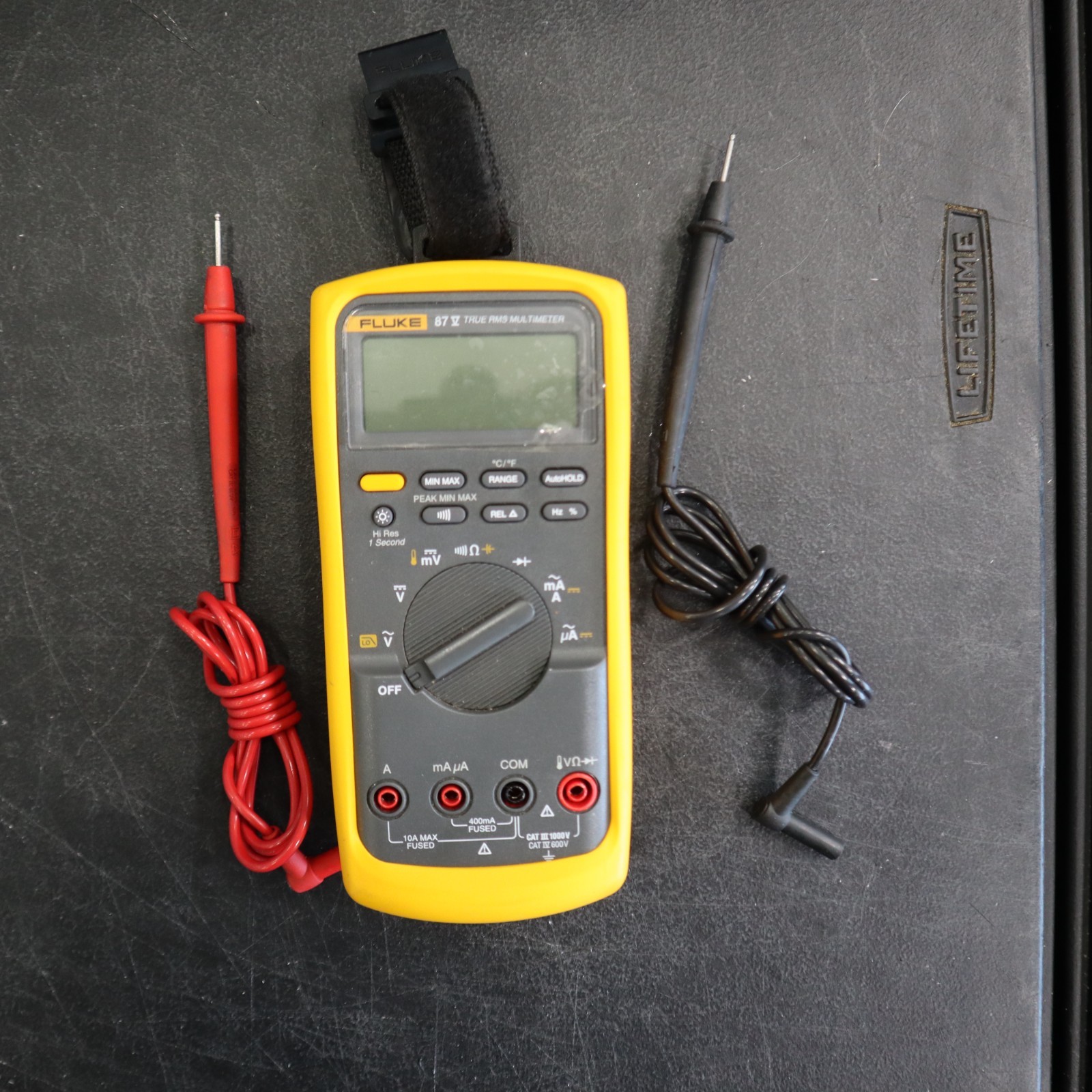 Fluke 87V True RMS Multimeter with Test Leads - Tested Working Fluke 87V True RMS Multimeter with Test Leads - Tested Working