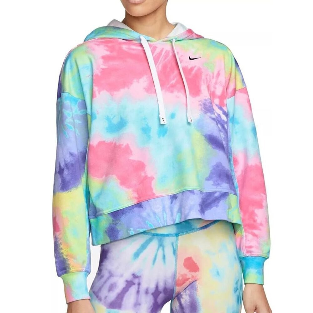 Nike Get Fit French Terry Tie-Dye Training Hoodie Nike Get Fit French Terry Tie-Dye Training Hoodie