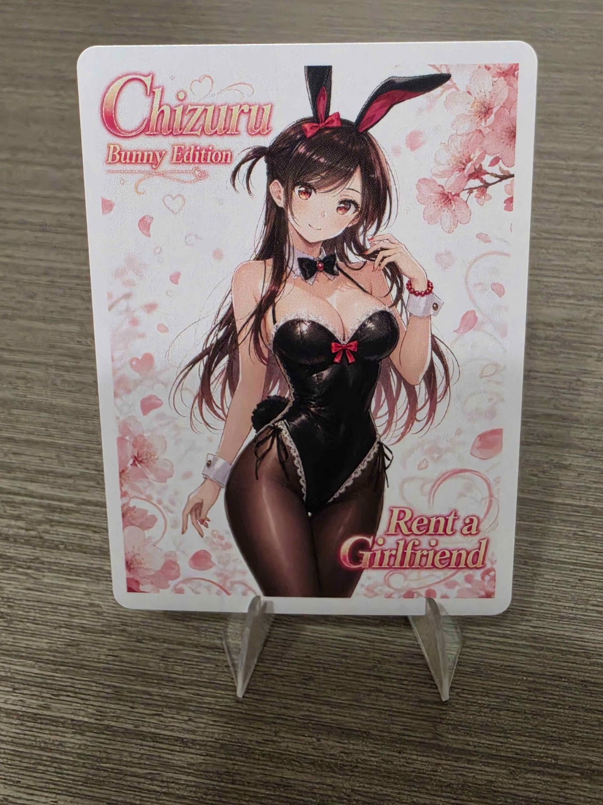 Chizuru Rent a Girlfriend Bunny edition Anime Card Custom Neko Nevi Series Chizuru Rent a Girlfriend Bunny edition Anime Card Custom Neko Nevi Series