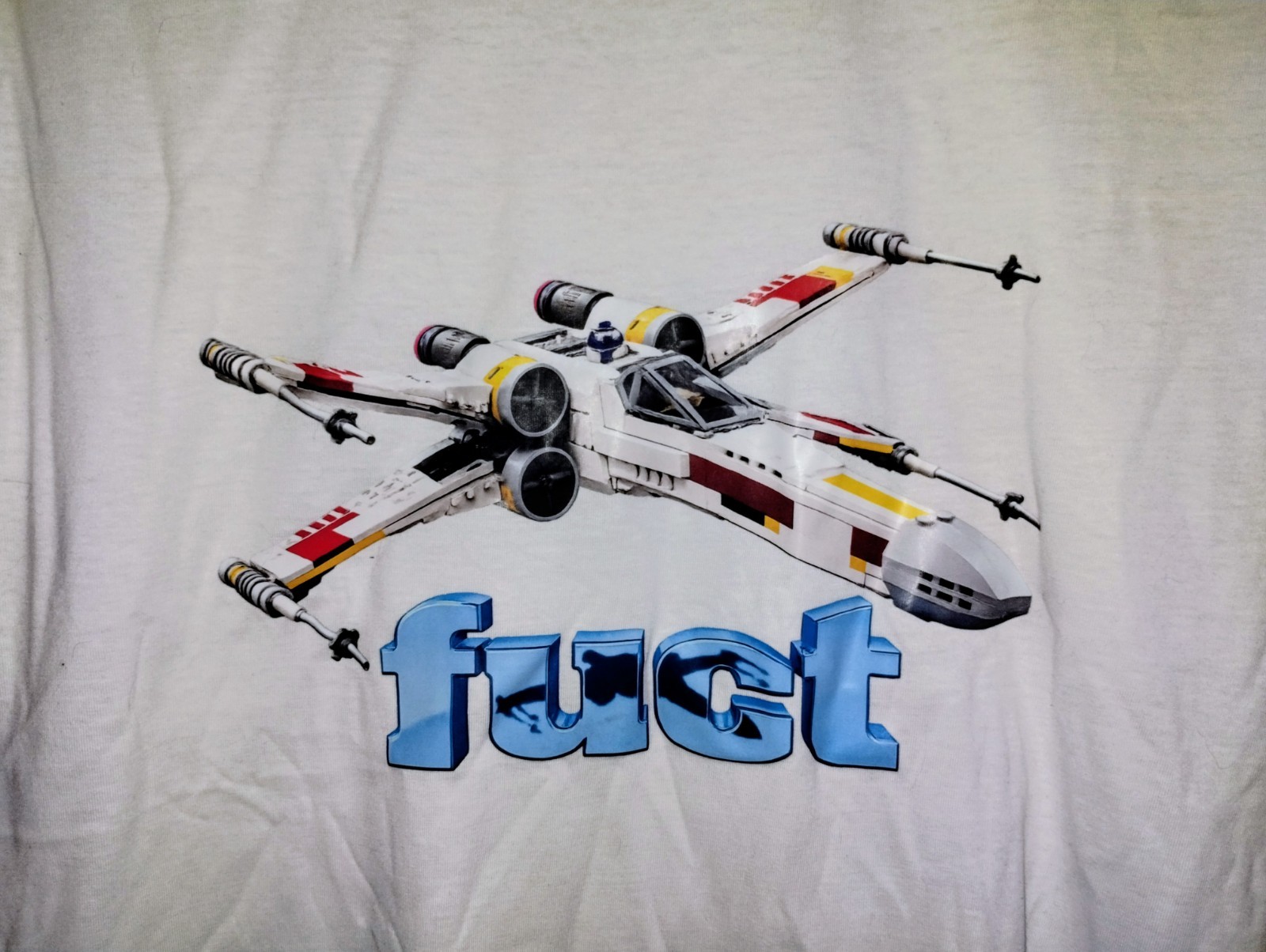 Star Wars X-Wing fuct Parody Raver Skater Shirt Lego Boy Youth Size XL Hot Topic Star Wars X-Wing fuct Parody Raver Skater Shirt Lego Boy Youth Size XL Hot Topic