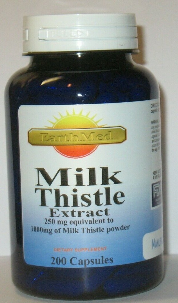 New Milk Thistle/Silymarin Herb 1000mg 200 capsules New Milk Thistle/Silymarin Herb 1000mg 200 capsules