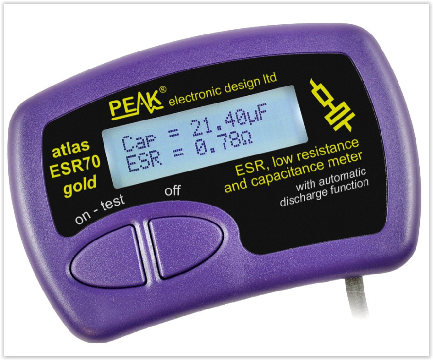 Peak Atlas ESR70 Gold ESR Meter with “Audible Alerts”
