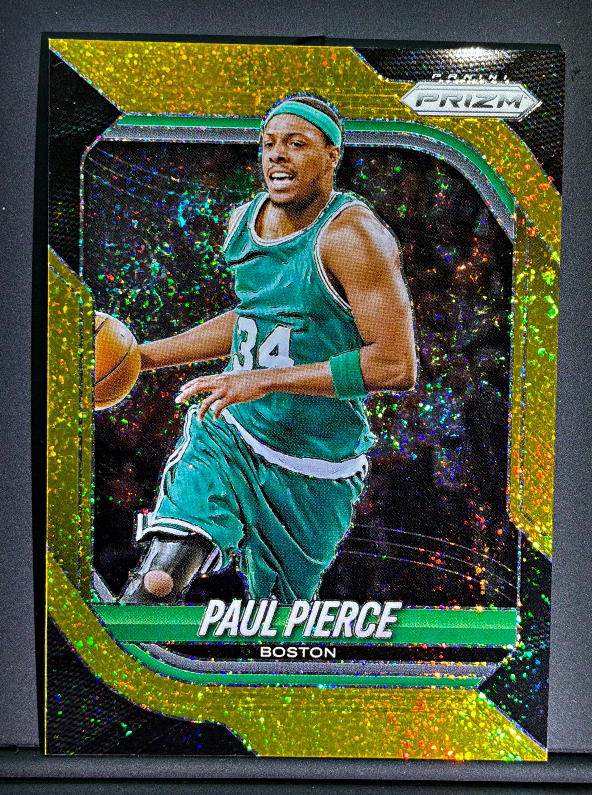 Panini 2025-26 Prizm Basketball Paul Pierce Boston Celtics Gold Prizm #/10