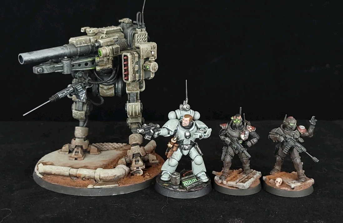Pro Painted 40k Inquisitor And Warband Kill Team Inq28 Forgeworld