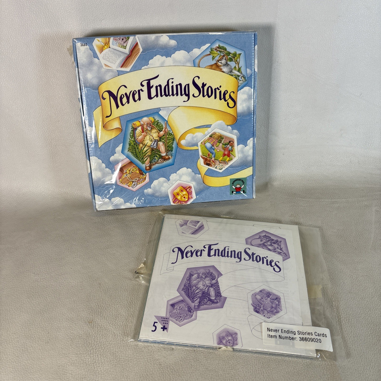 Vtg 1992 SEALED Discovery Toys Never Ending Story Game Complete- W/bonus Cards Vtg 1992 SEALED Discovery Toys Never Ending Story Game Complete- W/bonus Cards