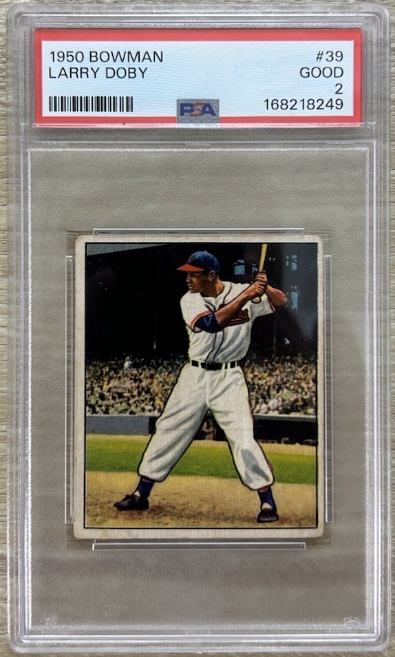 1950 Bowman Larry Doby #39 PSA 2