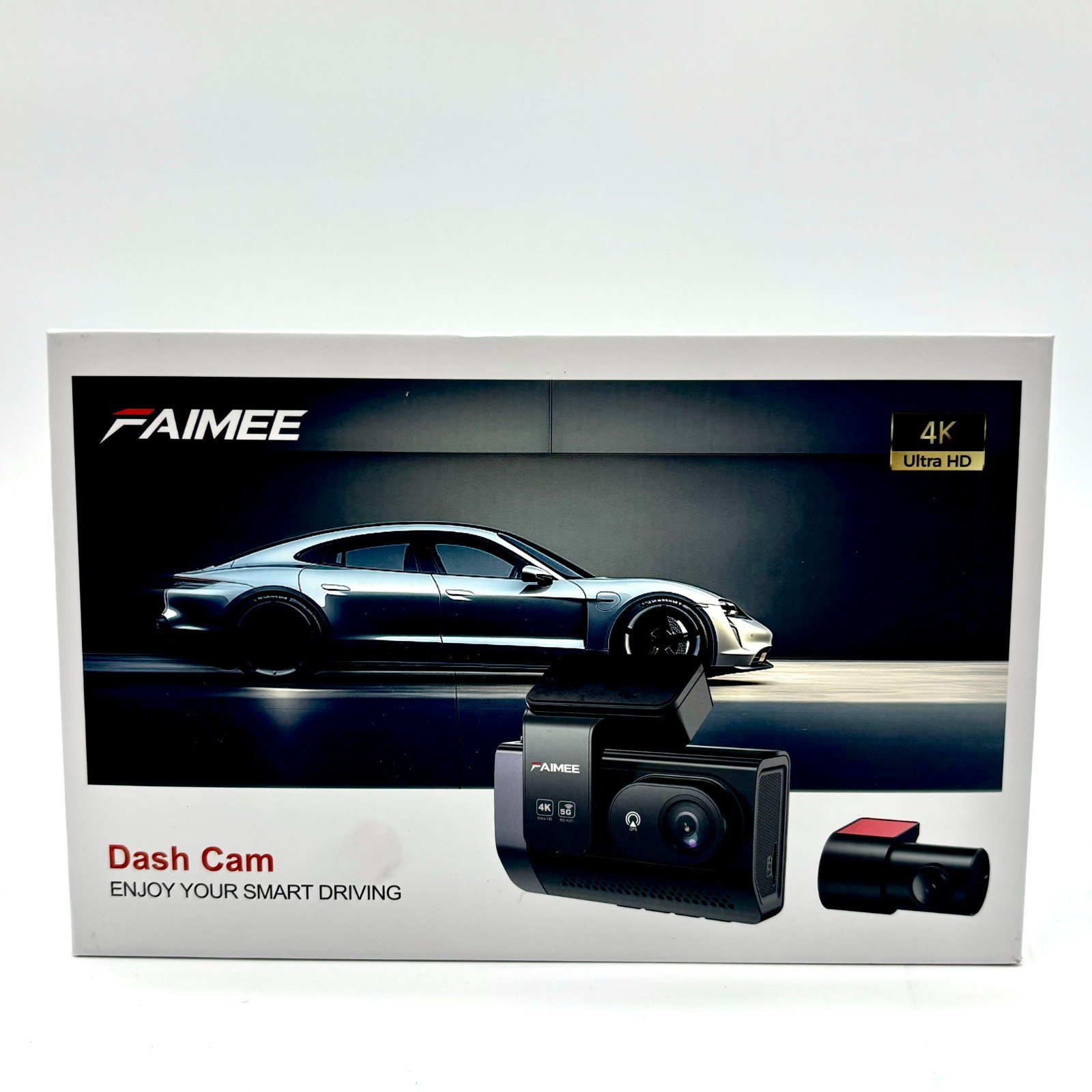 Faimee 4K Ultra High Definition Dash Cam  With Built-In GPS And Night Vision