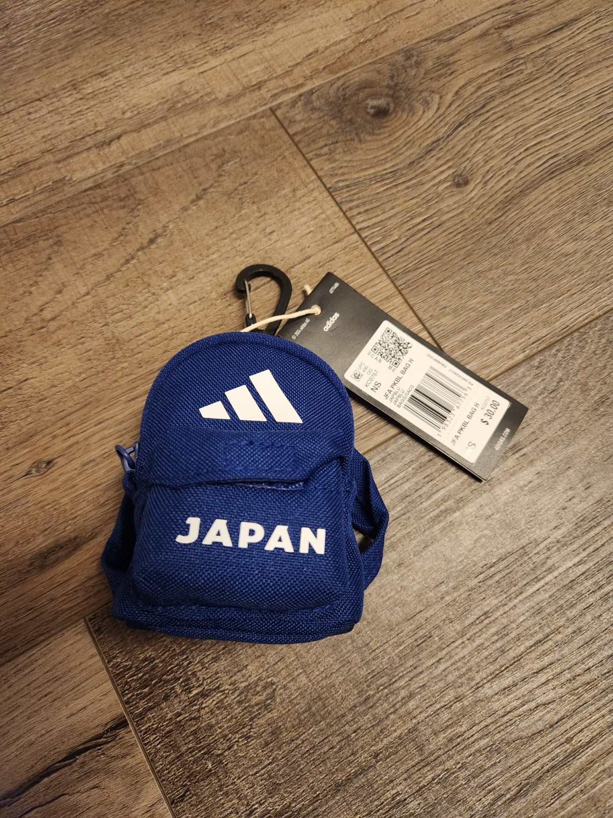 NWT adidas Japan National Football Team Home Packable  Blue Bag KC0757