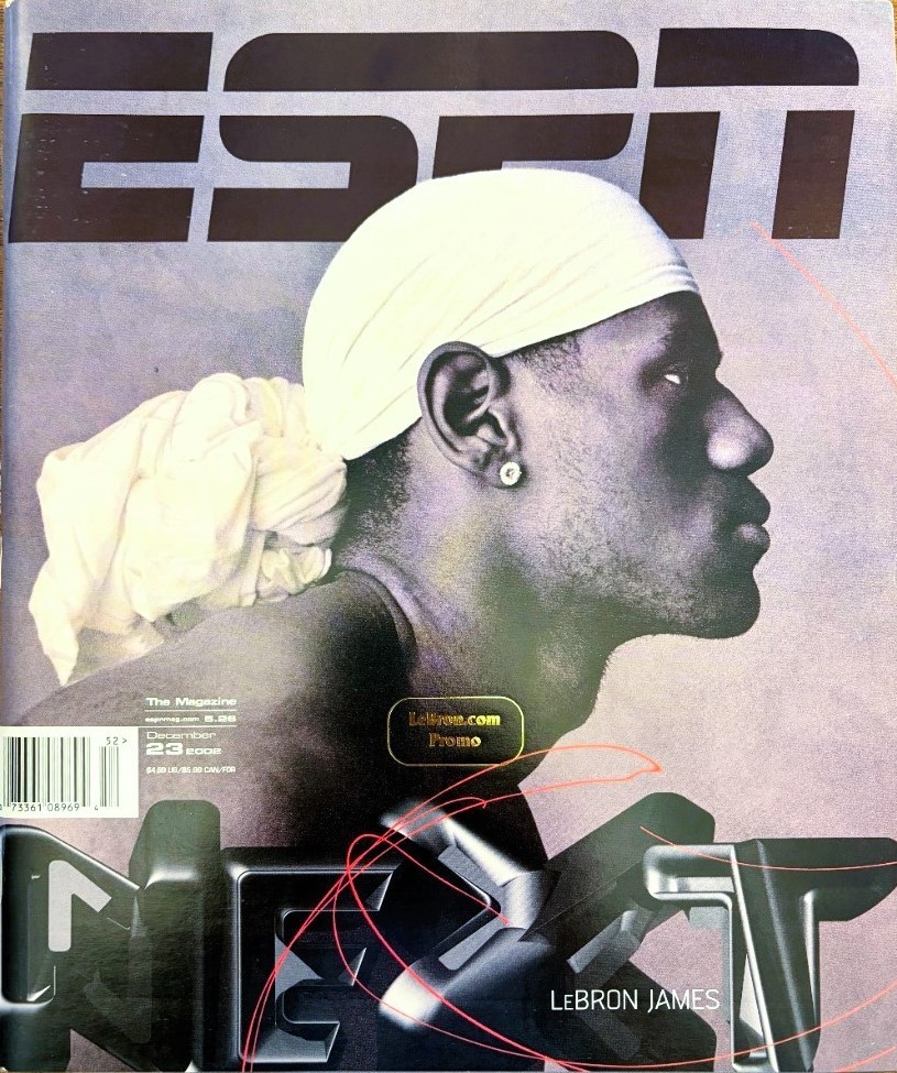 LEBRON JAMES - 2002 ESPN THE MAGAZINE \ LEBRON JAMES - 2002 ESPN THE MAGAZINE \