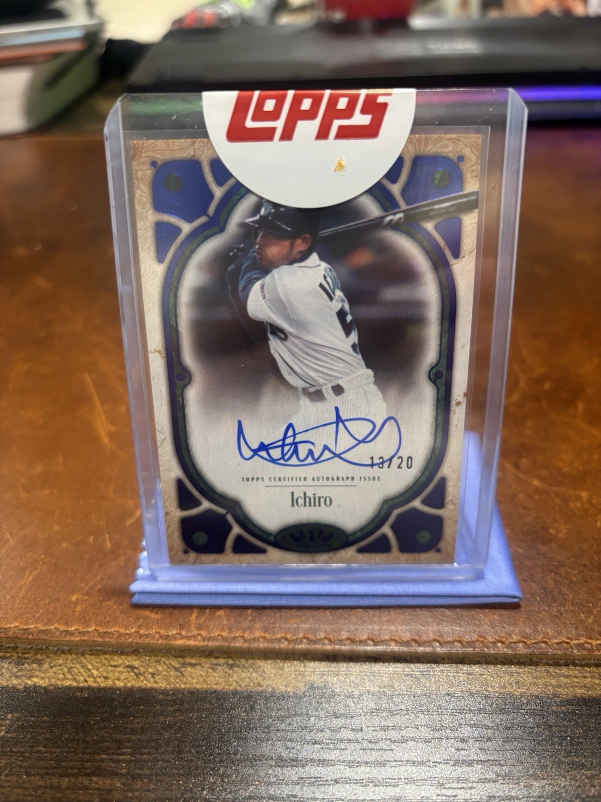 Topps 2026 ICHIRO Tier One Auto Blue Parallel /20 T1A-I Topps 2026 ICHIRO Tier One Auto Blue Parallel /20 T1A-I