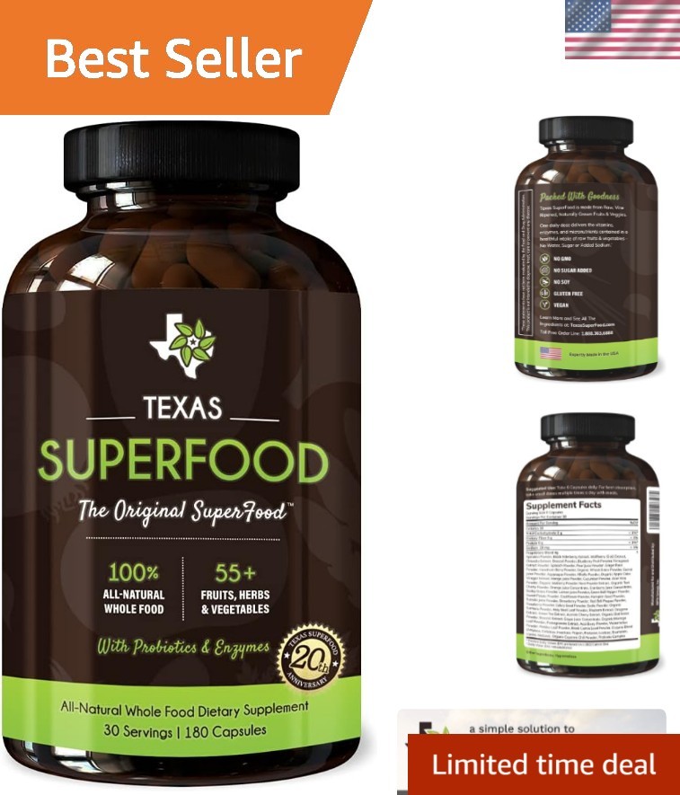 All-Natural Superfood Capsules - Reds & Greens, , Non-GMO, Gluten-Free, 180 All-Natural Superfood Capsules - Reds & Greens, , Non-GMO, Gluten-Free, 180