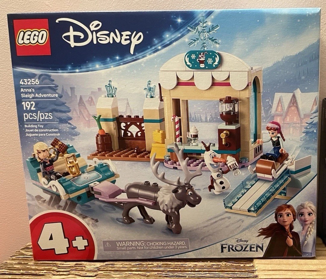 LEGO Disney FROZEN Anna Sleigh Adv 43256 Olaf & Reindeer LESS THAN AMAZON New