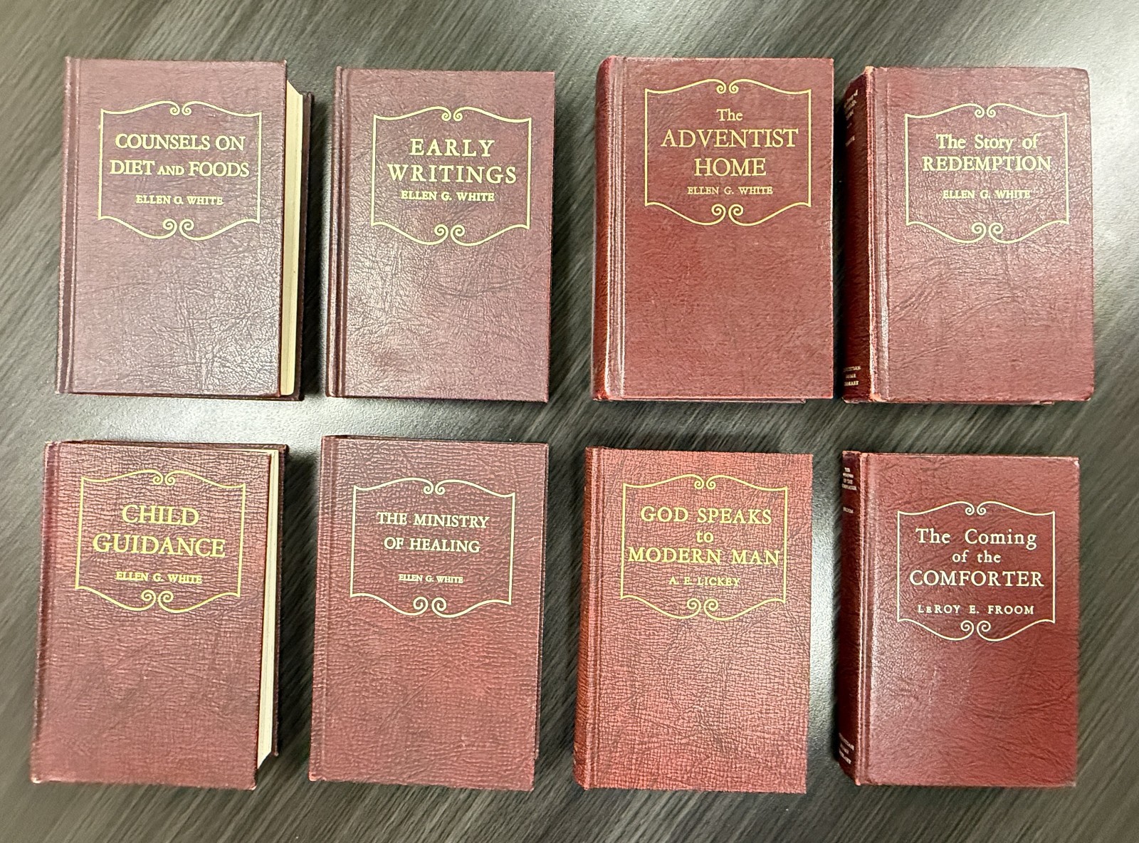 Vintage Seventh-day Adventist Books Lot 8 Ellen G White Froom Lickey Hardcover