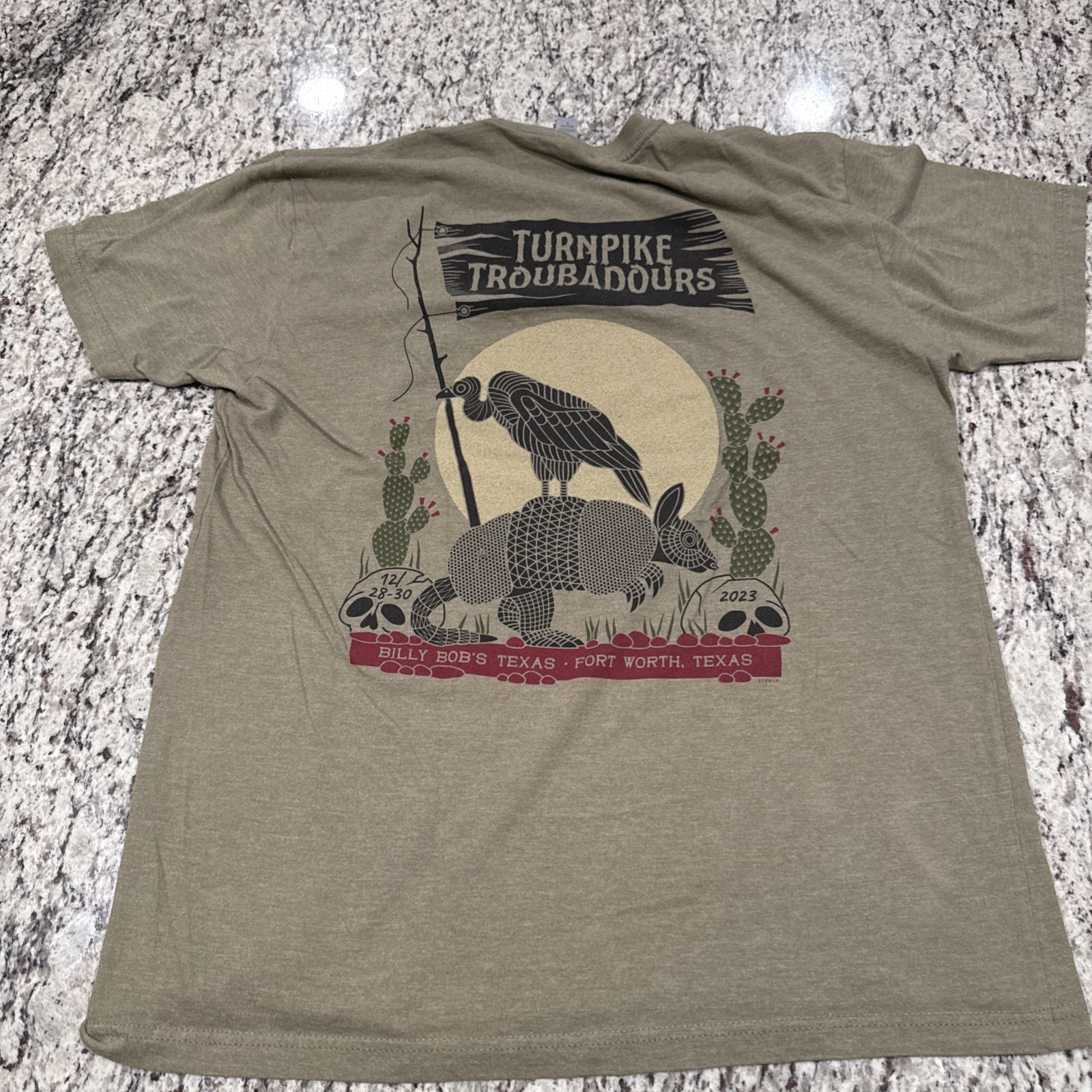 Turnpike Troubadours 2023 Fort Worth Concert Tour T Shirt L Country Western