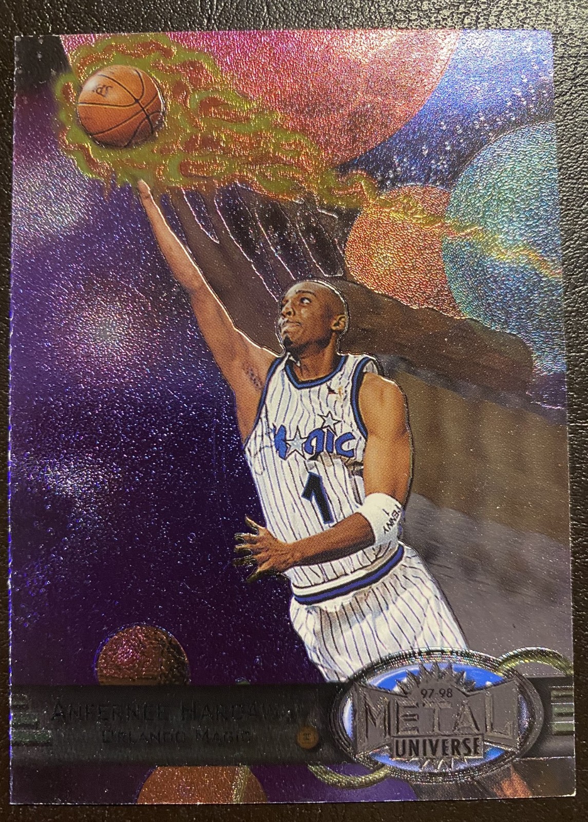 1997-98 Metal Universe #45 Anfernee Hardaway Magic 