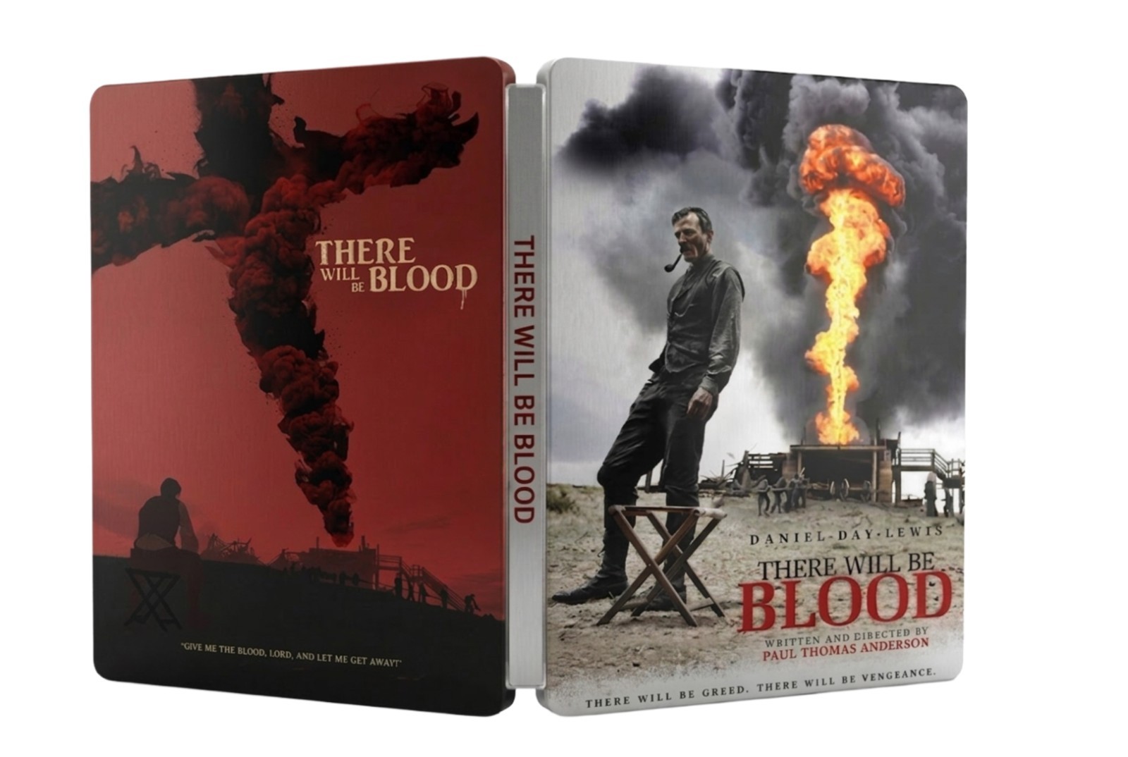 Customize there will be blood steelbook case only, no disc